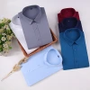 Group customized 2023 new style men's half-sleeved white shirt work clothes, elastic non-ironing bamboo fiber short-sleeved shirts for men Application Scenario